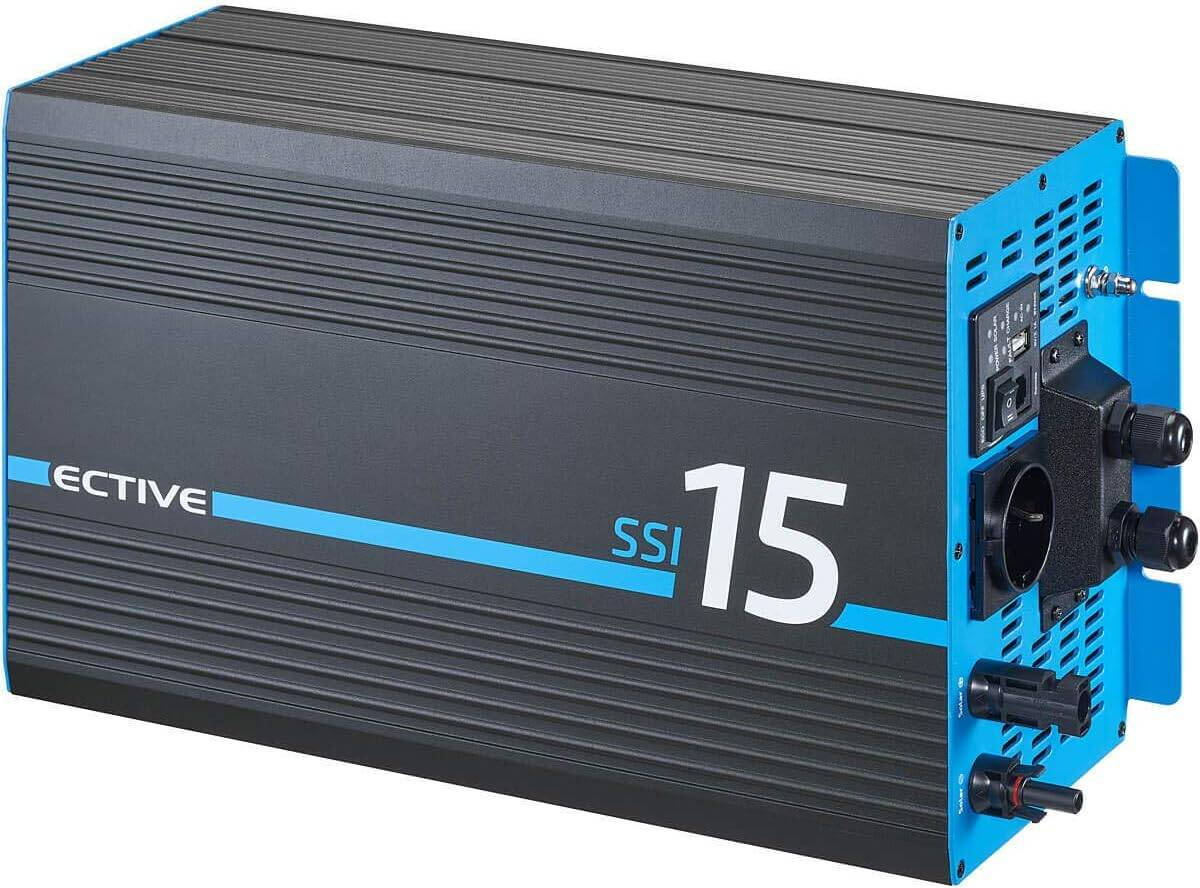 Ective SSI 15 Wechselrichter ECTIVE SSI 15 4-in-1 Sinus Wechselrichter mit MPPT Solarladeregler und NVS