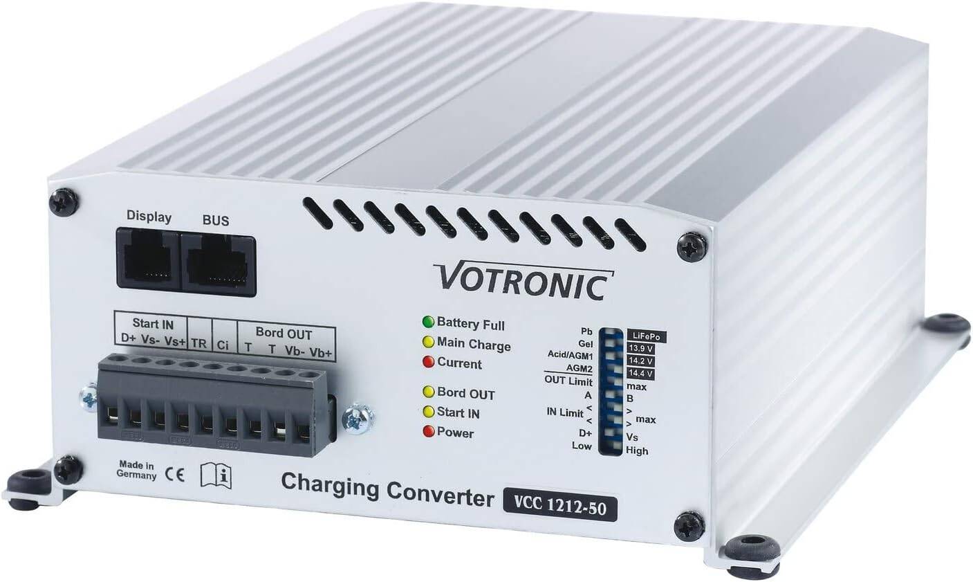 Votronic Ladebooster VCC 1212-50 Votronic VCC 1212-50 B2B Ladebooster 50A fĂŒr Wohnmobil Bordbatterie