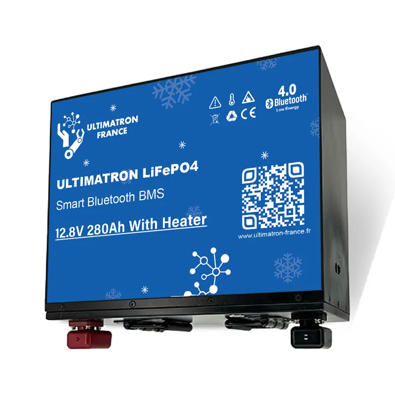 Ultimatron LiFePO4 280Ah Batterie Ultimatron 280 Ah LiFePO4 Lithium Batterie 12V mit Bluetooth BMS und Heizung
